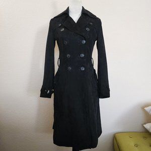 Rebecca Minkoff Amis Suede Coat - Black - XS